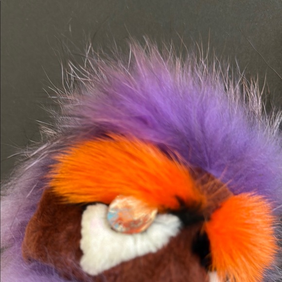 Colorful Furry Keychain Accessory - Picture 3 of 6